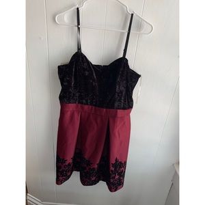 Velvet Floral Dress
